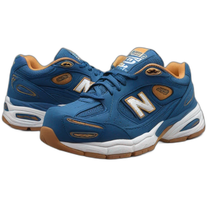 Basket new balance 2002r bleu emoji