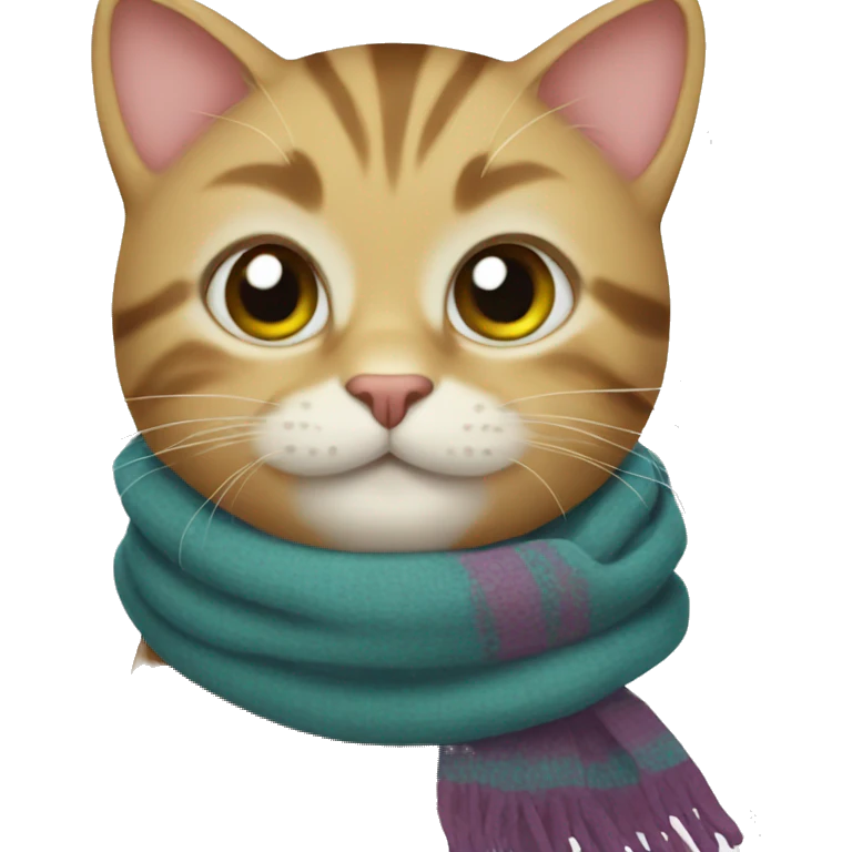 cat with scarf emoji