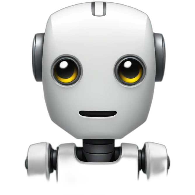 robot with survey emoji