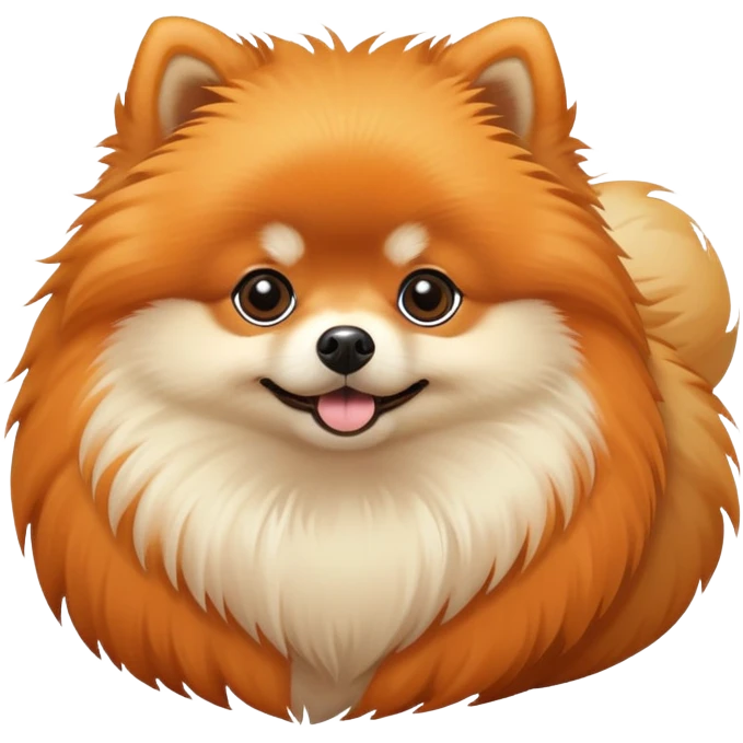 fluffy Pomeranian  emoji