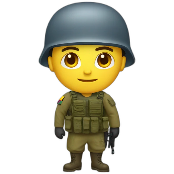 Ukrainian soldier emoji