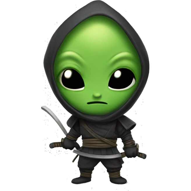 Ninja alien emoji