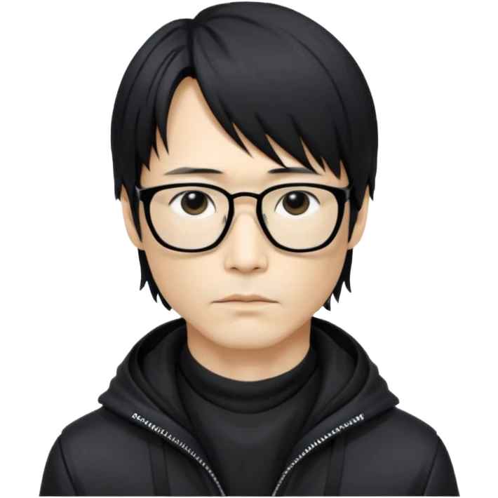 Hideo Kojima wearing Rick Owen’s emoji