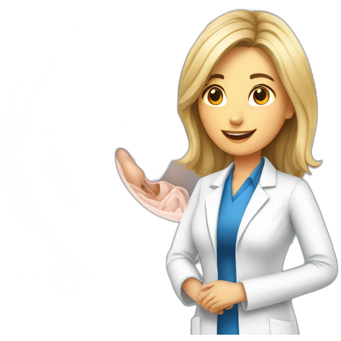Posh-Radiologist-performing-breast-mri-to-woman emoji