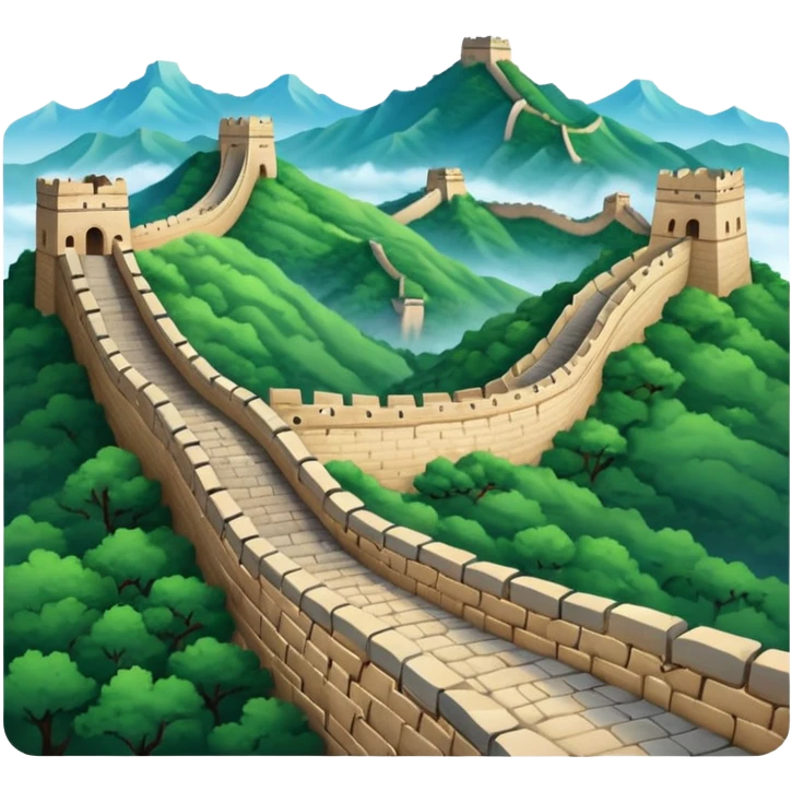 Great wall of china emoji