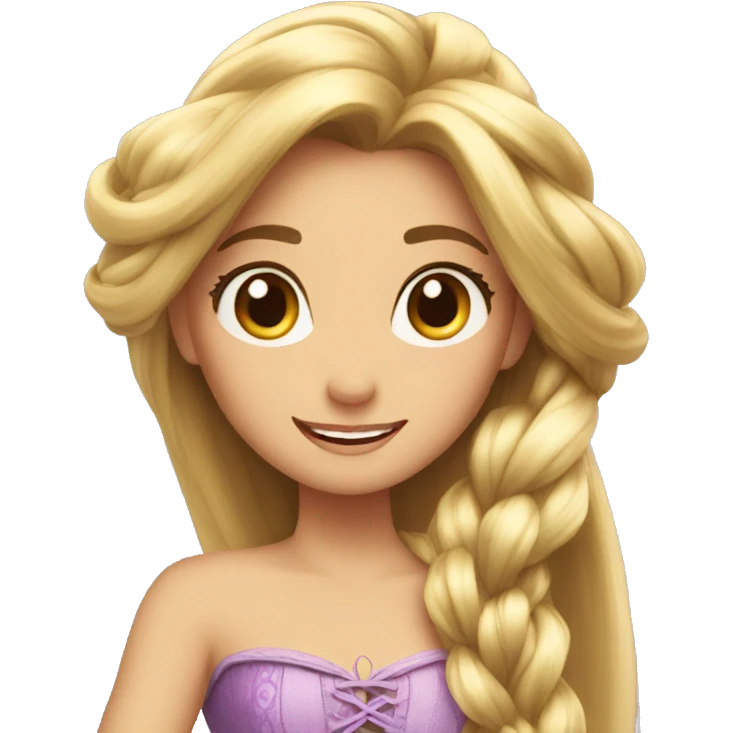 Rapunzel emoji