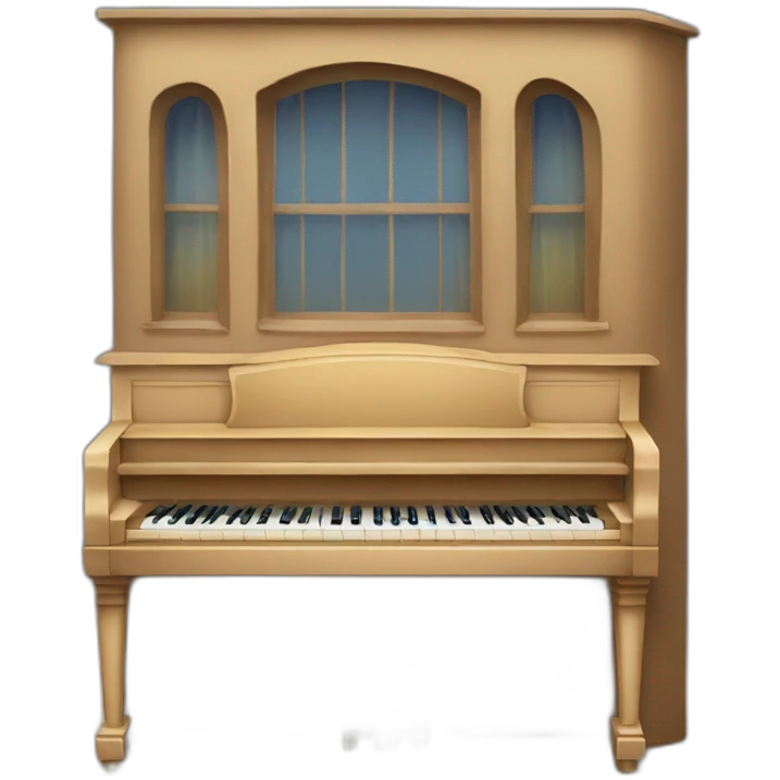 piano house emoji