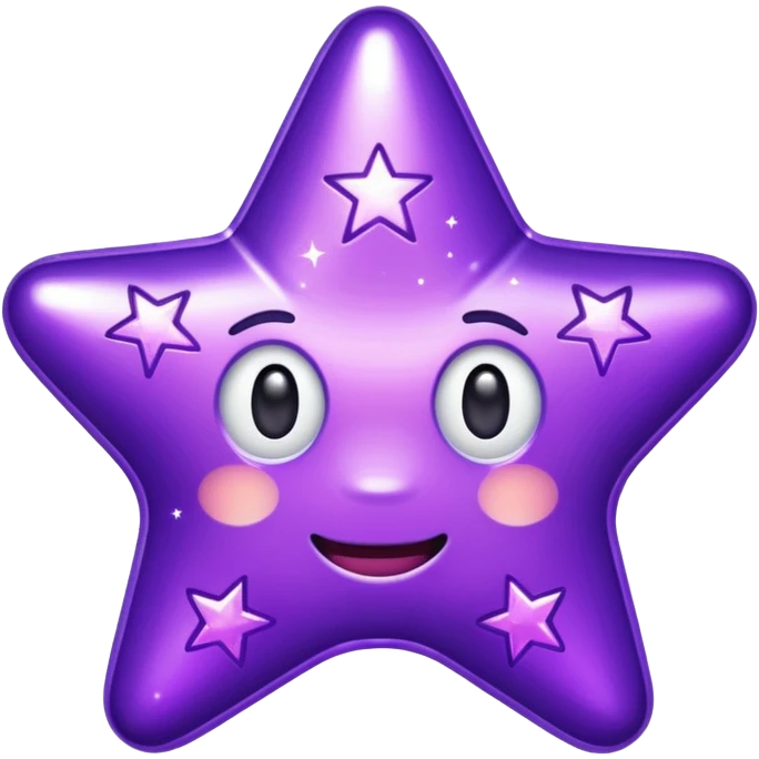 The word "banger" surrounded by purple stars emoji