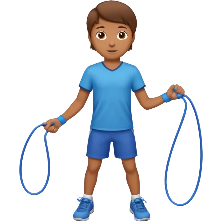 Boy with Skipping rope emoji