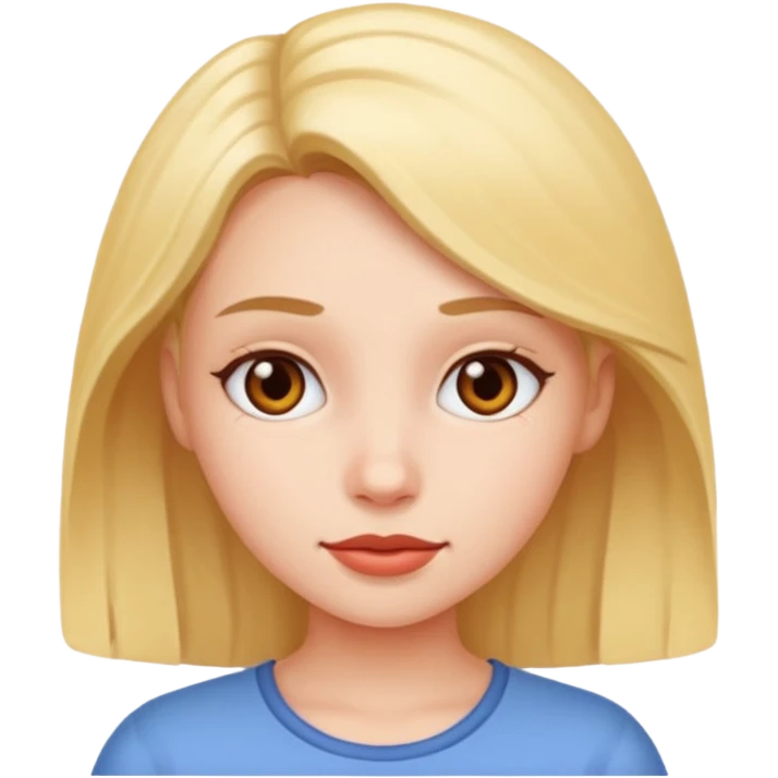 una chica emoji