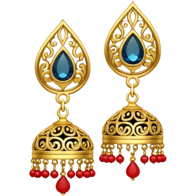 Modest jhumka emoji