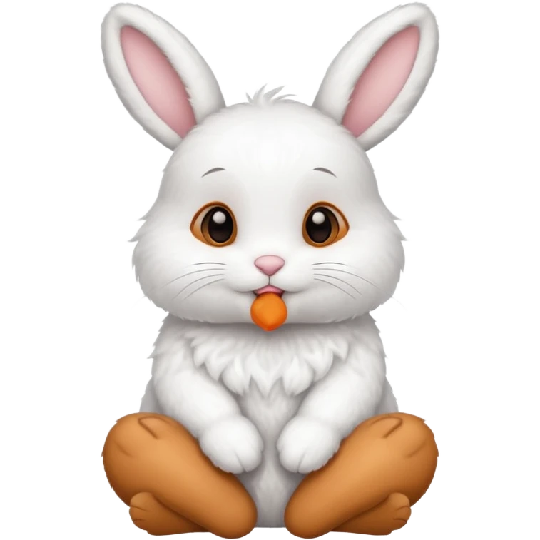 make a snow bunny
 emoji