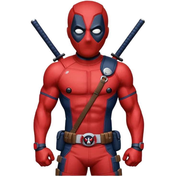 Deadpool with New England Patriots emoji