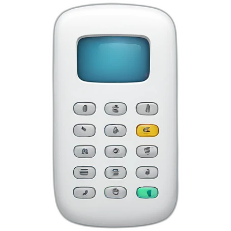 white phone emoji
