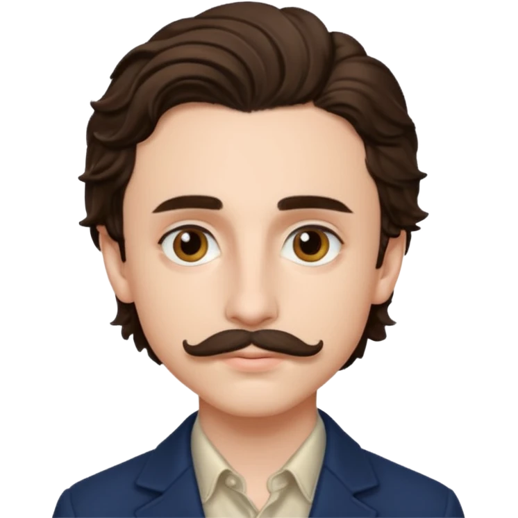 timothee with stache emoji