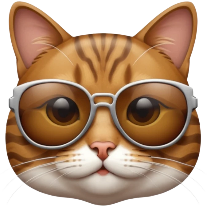 Cat wearing sunglasses emoji
