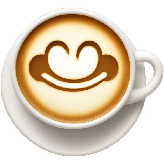 A cute cup of coffee emoji