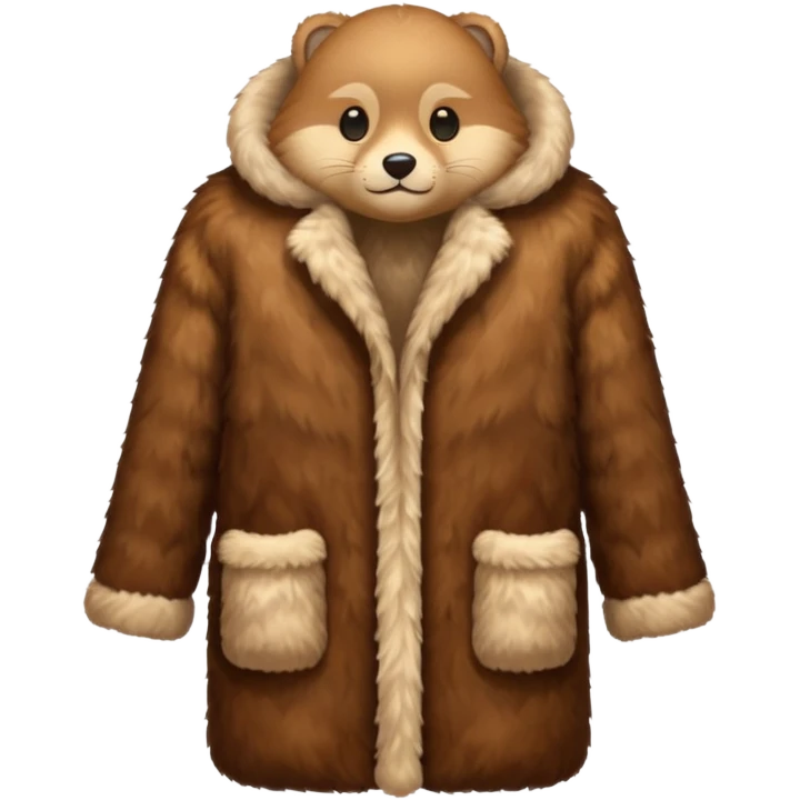 
fur coat emoji