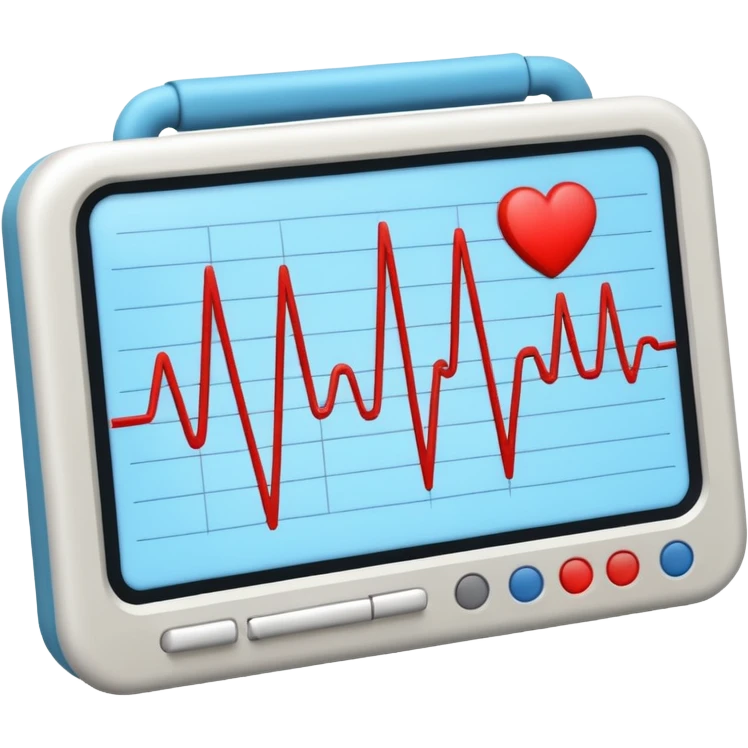 electrocardiogram emoji