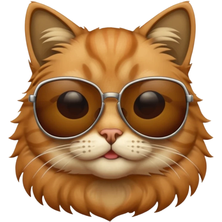 Cat wearing sunglasses emoji