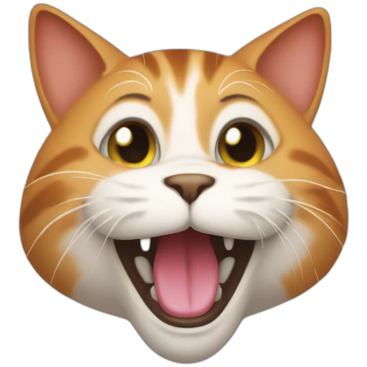 Silly cat emoji