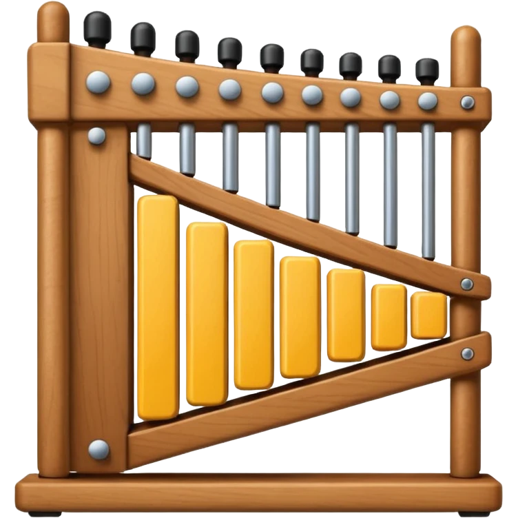 wooden glockenspiel instrument emoji