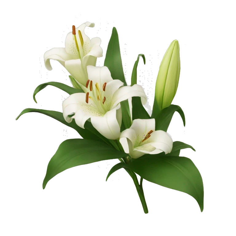 lilies emoji
