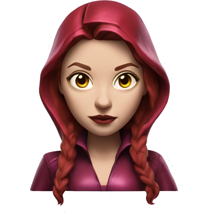 The Scarlet Witch Marvel Realistic 3D emoji