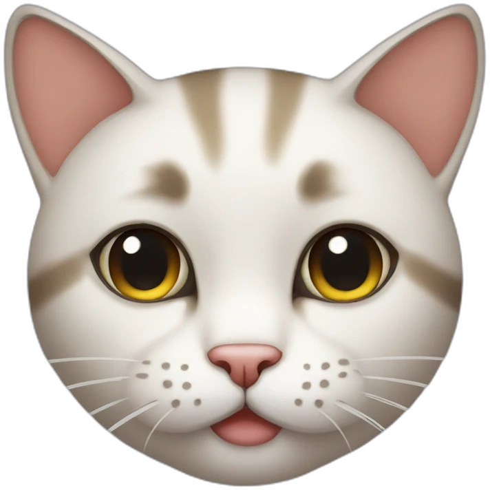 A cute cat cryinh emoji