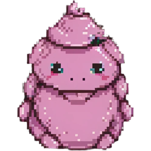 smiling pink poo with happy face emoji