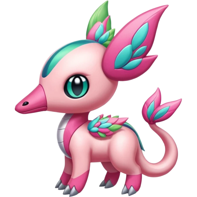  Exotic Meloetta-Palkia-Kirby-Amaura-Fakémon-creature-hybrid emoji