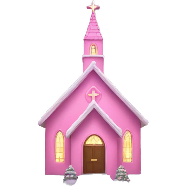 pink christmas chapel emoji