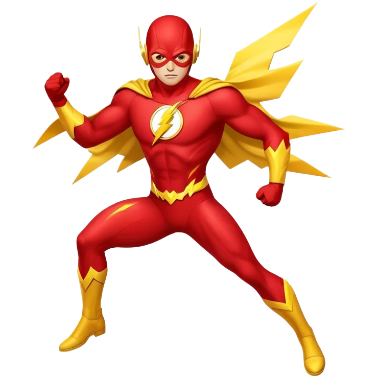 classic Flash superhero emoji