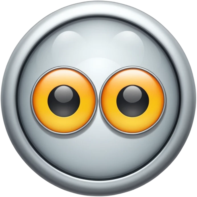 lentes plateados emoji