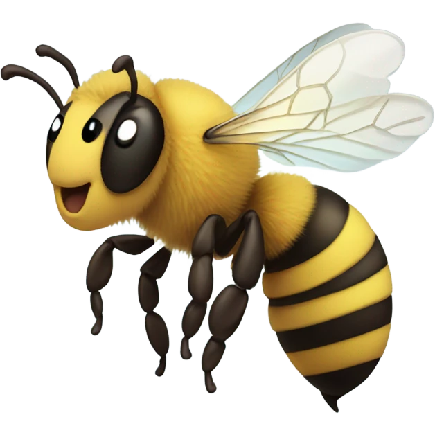 Bee buzzing emoji