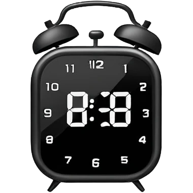 electronic clock  emoji