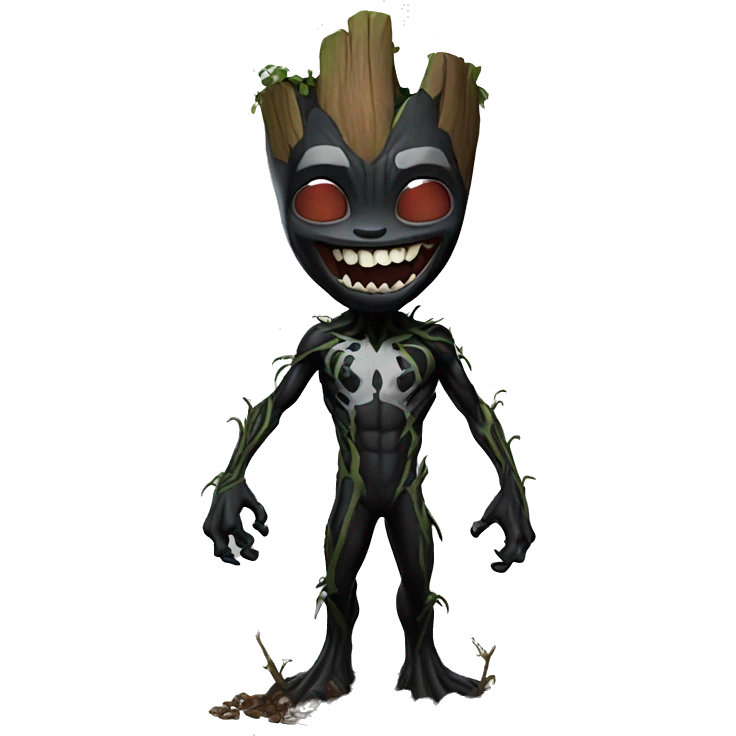 Venom groot dark emoji