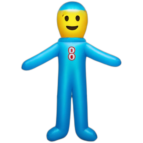 Inflatable tube man emoji