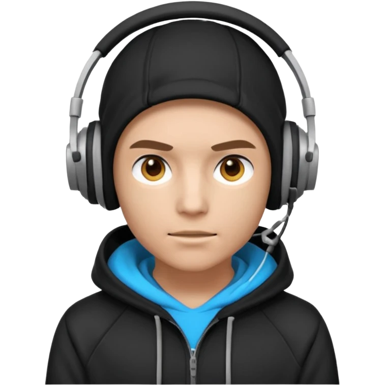 a 3d hacker emoji