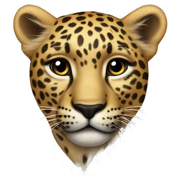 Leopard heart emoji