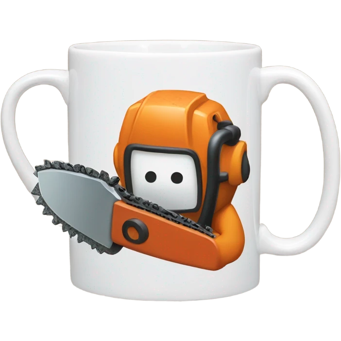 Chainsaw Coffee Mug emoji