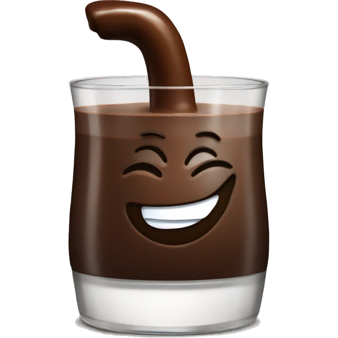 thums up with cocolate on top emoji