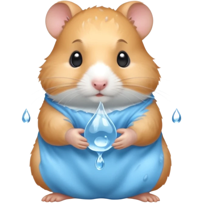 water bender hamster emoji