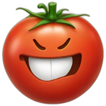 Horny tomato emoji