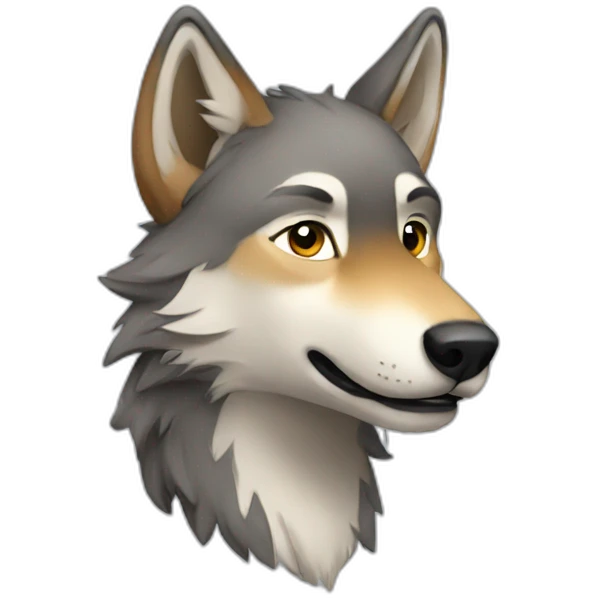 gay wolf emoji
