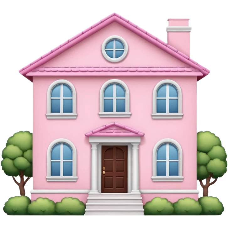Imóveis rosa emoji