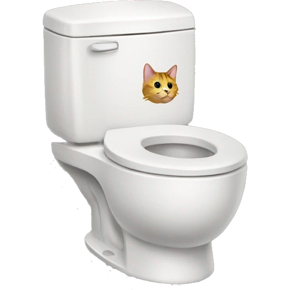 Cat toilet  emoji