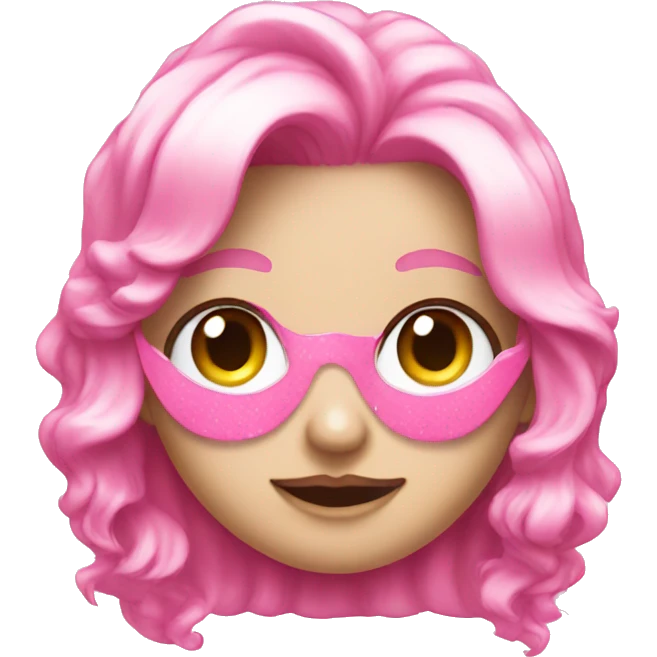 Sparkly pink ar emoji