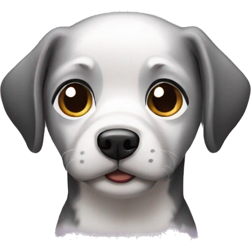 Cachorra preto  emoji