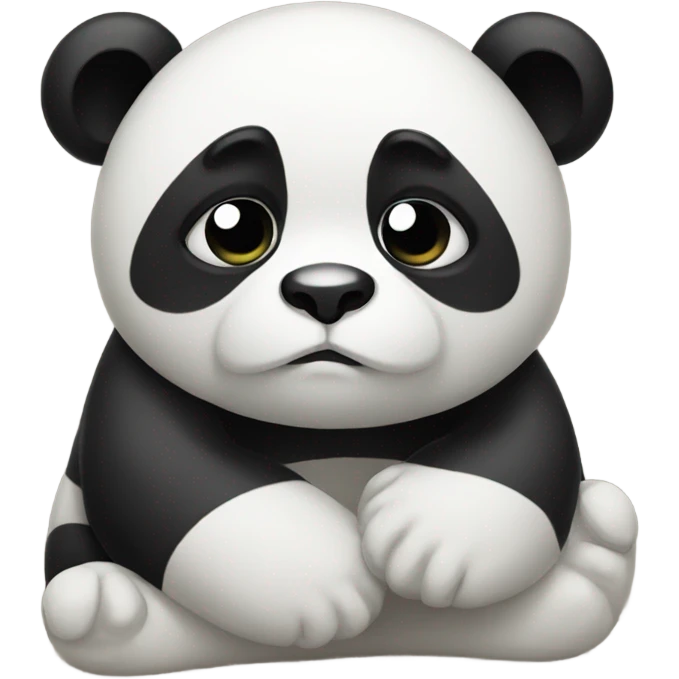 Sad panda emoji